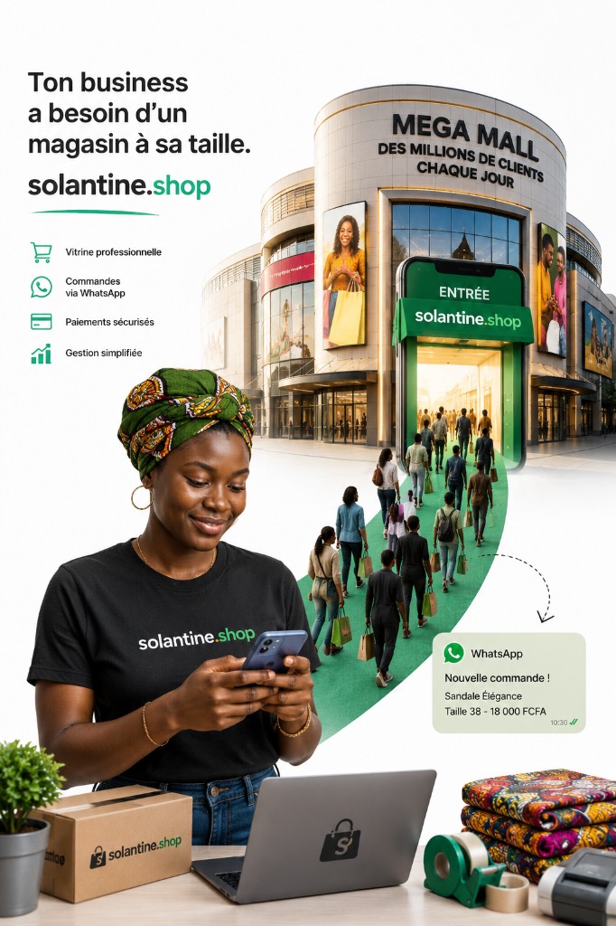 solantine.shop — votre magasin à la taille de votre business